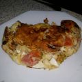 El cooksnap de Rubén Maxtral cuando hizo Tortilla de queso fresco y tomate.