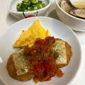 アップイエ's cooksnap of when they made 豚カツアレンジ☆トマトソースのチーズかつ.