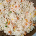 El cooksnap de Mariana Osoria cuando hizo Arroz blanco con verduras.