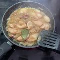 El cooksnap de Valeria Palomo cuando hizo Calamares encebollados al laurel.