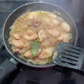 El cooksnap de Valeria Palomo cuando hizo Calamares encebollados al laurel.