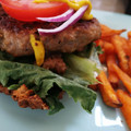 El cooksnap de Bibi García cuando hizo Hamburguesa con pan integral dos ingredientes en Airfryer.