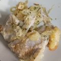 El cooksnap de Zaira cuando hizo Pescado encebollado.