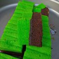 Cooksnap dari Titik Heryani untuk resep Brownies Kukus Coklat Pandan