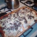 Miranda's cooksnap of when they made KickAss Lasagna.