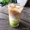 Cooksnap dari Husna Aspan untuk resep Matcha Espresso Fusion ala Starbucks a.k.a Matcha Milk Coffee