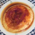 El cooksnap de Magali Aller cuando hizo Flan de queso mascarpone en microondas.