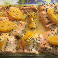 El cooksnap de misg1 cuando hizo Salmón al horno con naranja y limón.