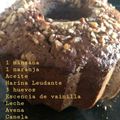 El cooksnap de Verito cuando hizo Budín de manzana y naranja.
