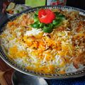 Sanober Danish's cooksnap of when they made Mutton biryani.