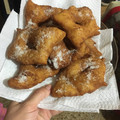El cooksnap de Lola Mercury cuando hizo Tortas fritas sin grasa.