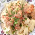El cooksnap de Marivi cuando hizo Spaguetis & Langostinos.