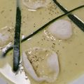 Gabriella Gál Cooksnap-ja, amikor elkészítette a(z) Cukkinikrémleves, kaporral - burgonyasnackal receptet.