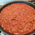 El cooksnap de Maria Ortiz cuando hizo Carne picada para pasta.