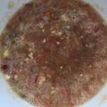 El cooksnap de Berenice Jasso cuando hizo Salsa de tomate y Chile de árbol cruda.