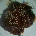 El cooksnap de Keicy Velasquez cuando hizo Mole Guatemalteco.