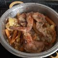 El cooksnap de Lourdes Martinez cuando hizo Conejo al ajillo.