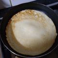 El cooksnap de Constanza Menschel cuando hizo Panqueques *Chilenos*.