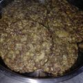 El cooksnap de Silvana Gutierrez cuando hizo Hamburguesas de lentejas, ajo y aceitunas.