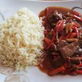 El cooksnap de Daniela Cabezas Ordóñez cuando hizo Lomito con vegetales al estilo chino.