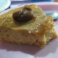El cooksnap de Abril ocampo cuando hizo Flan casero al microondas.