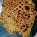 Sahara shan का कुकस्नैप जब उन्होंने मेथी का तिकोना पराठा (Methi ka tikona paratha recipe in hindi) बनाया था।