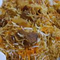Naila Asif's cooksnap of when they made Beef Biryani.