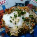 El cooksnap de Horacio cuando hizo Zapallitos salteados con huevo.