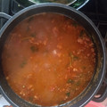 El cooksnap de Chapis de Ortiz cuando hizo Lentejas con longaniza.