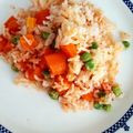 El cooksnap de Adan Hernández cuando hizo Arroz rojo.
