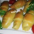 صورة من طبخات بنت الشام منى Madona ، شاركها بعد تجربة وصفة كروسان بالشوكولا.العجينة بطريقة الشيف المبدعة اميرة باخلاقي😍😍