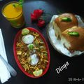 Divya Konduri's cooksnap of when they made Misal pav.