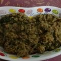 Uroosa Rahim Dokra's cooksnap of when they made Palak Qeema.