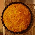 El cooksnap de Viviana Valdivia cuando hizo Torta de queso y cebolla.