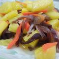 麗麗 的 薑絲黑木耳炒鳳梨 cooksnap