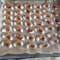 Christina Hoos's cooksnap of when they made Nuss-Nougat-Kipferl.