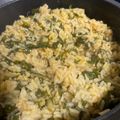El cooksnap de Mireia cuando hizo Arroz con acelgas.