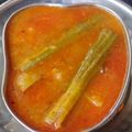 Bharati Kini's cooksnap of when they made शेवग्याच्या शेंगांची चमचमीत आमटी (Shevgyachya shengachi amti recipe in marathi).