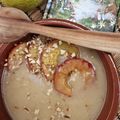 Gabriella Gál Cooksnap-ja, amikor elkészítette a(z) Fehércsokis körtekrémleves pirított dió morzsával receptet.
