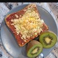 Cooksnap de Ange-Ma sur la recette Pizza pain de mie œuf à l'Air Fryer