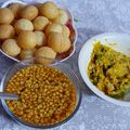 Bhumi's Kitchen & Lifestyle's cooksnap of when they made Pani puri recipe step by step teekha pani boondi imli gud chutne.