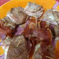 El cooksnap de Nuria Yubero cuando hizo Pollo Al Jamón.