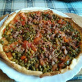 El cooksnap de La cocina de Marisol cuando hizo Coca de masa brisa con tomate, pimiento y atún.