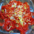 El cooksnap de Lourdes cuando hizo Pimientos rojos asados en microondas (Penchi).