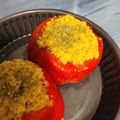 El cooksnap de Leticia cuando hizo Pimientos rojos rellenos de verduras y quinoa.