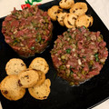 El cooksnap de Laura Cotter cuando hizo Steak tartar original.