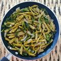 El cooksnap de Bibi García cuando hizo Guiso de nopales con rajas 😋.
