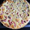 El cooksnap de Rosy Aljaro cuando hizo Quiche de palmitos y jamón.