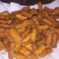 El cooksnap de Daiana Sastre cuando hizo Palitos salados de queso.