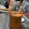 El cooksnap de E’ Pedraza cuando hizo Hummus de porotos.